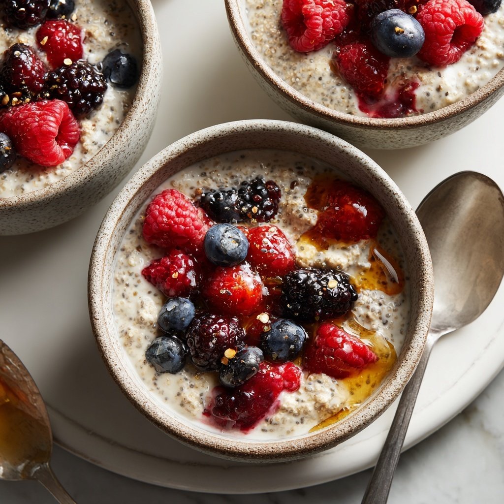 Berry Chia Breakfast Bowls