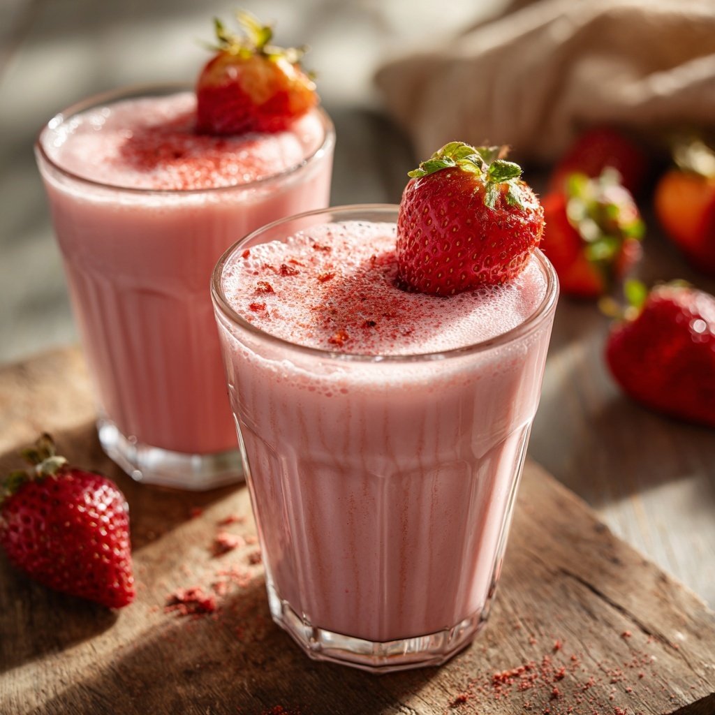 Fresh Strawberry Milk
