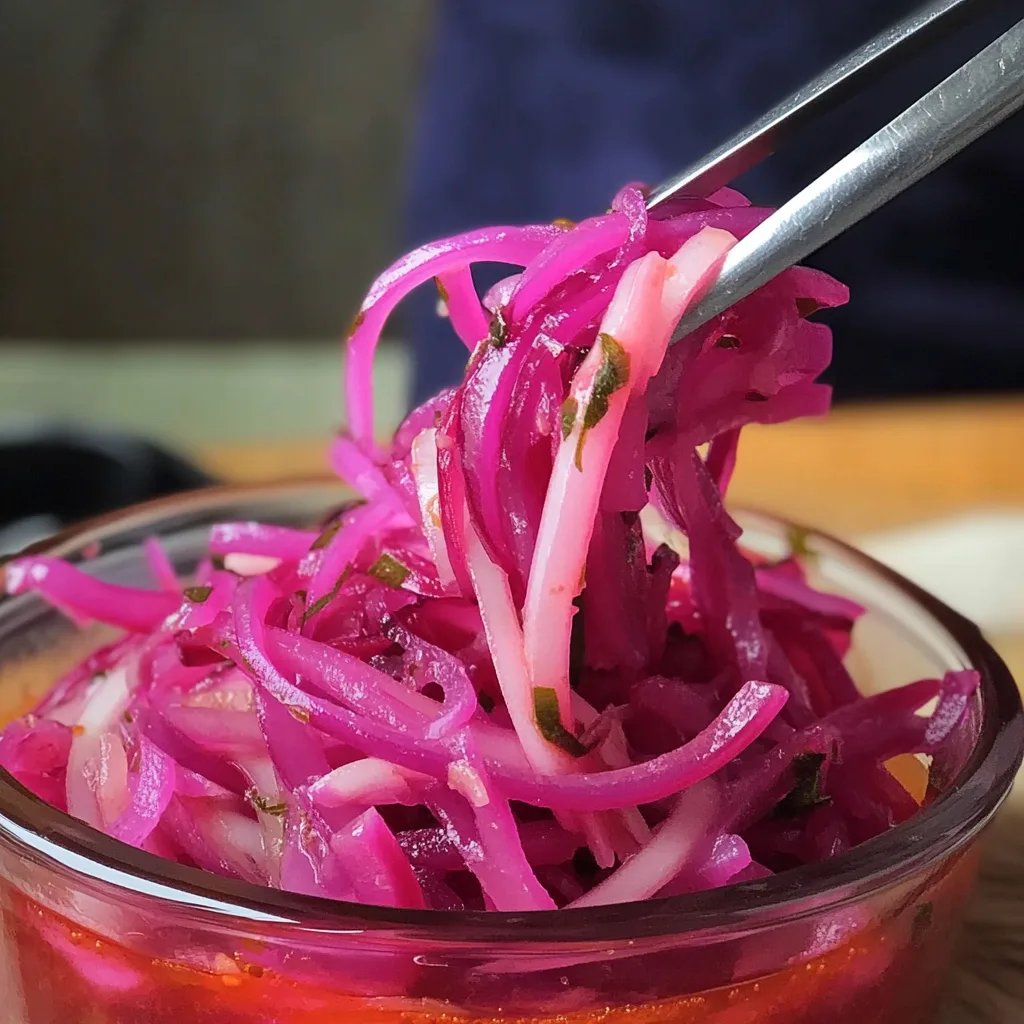Pickled Red Onions, the Perfect Condiment