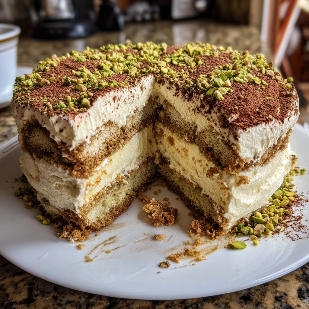 Pistachio Tiramisu