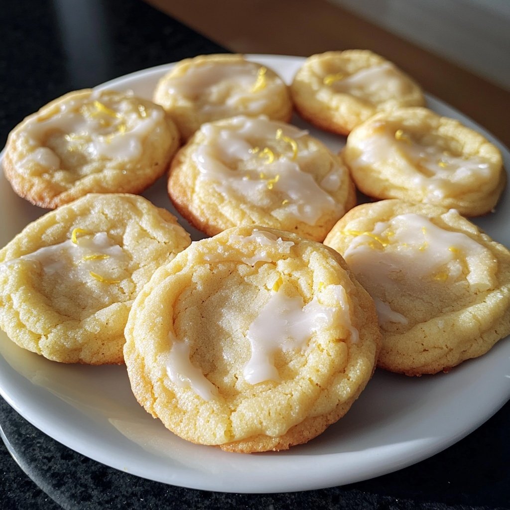Soft & Chewy Lemon Cookies