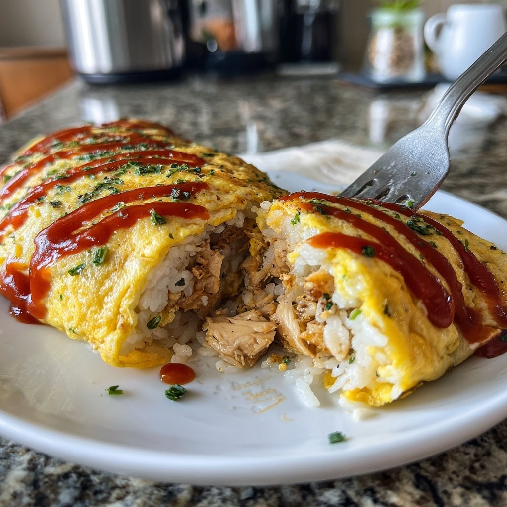 Omurice (Japanese Rice Omelet)