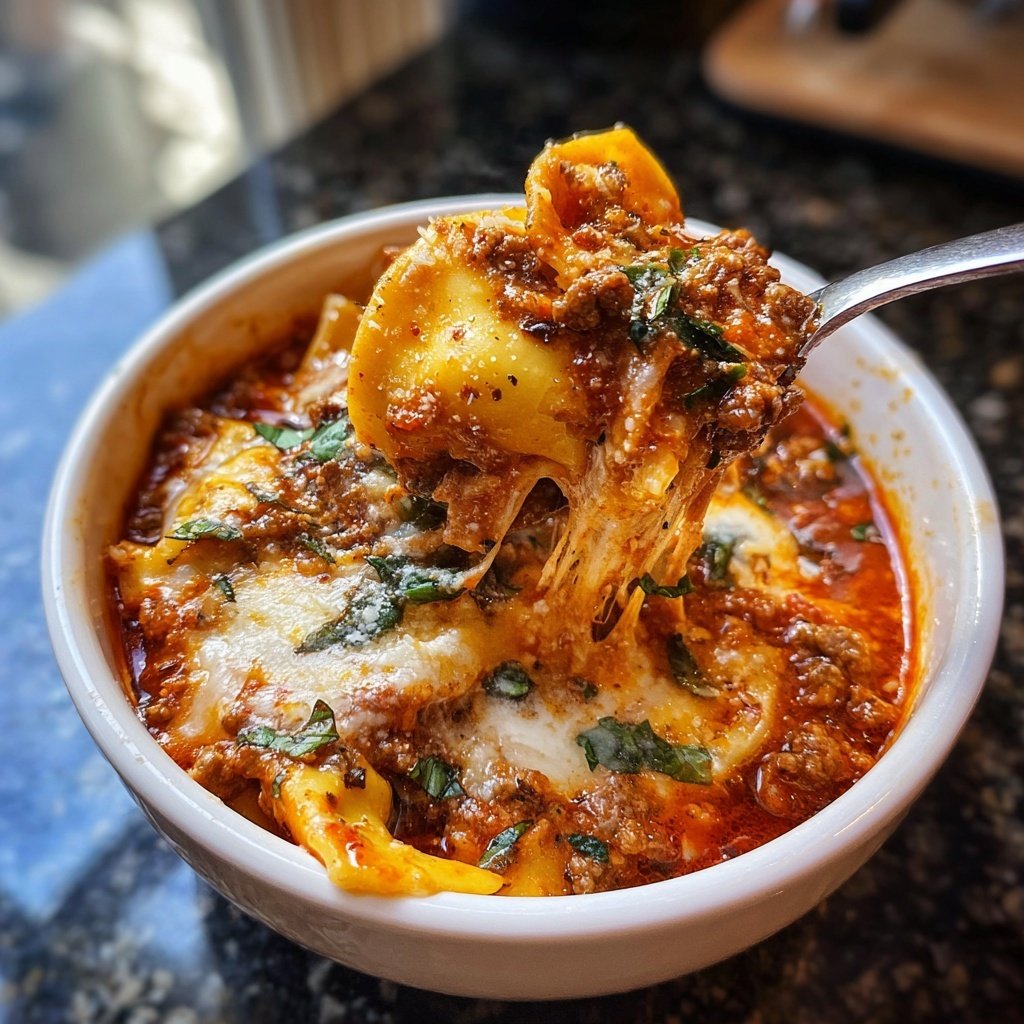 Crockpot Lasagna Soup