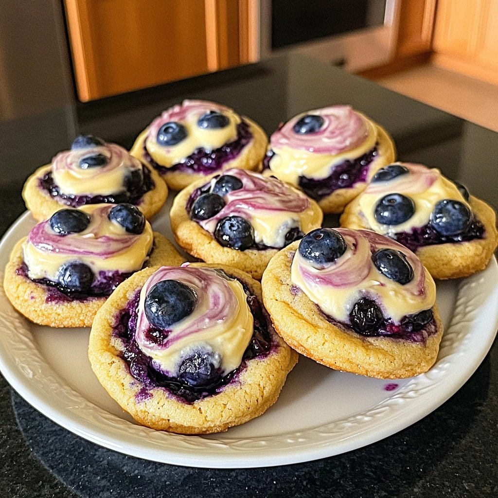 Blueberry Cheesecake Cookies