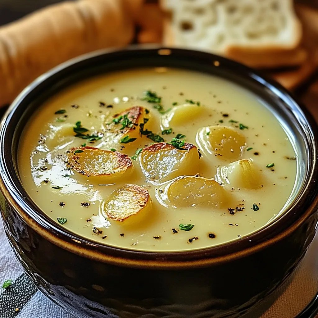 Country French Garlic Soup