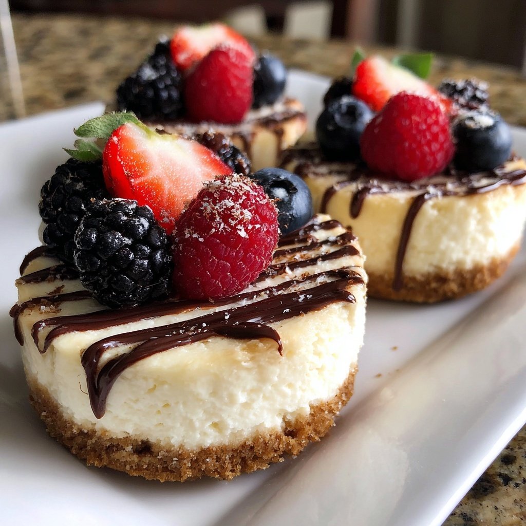Easy Mini Cheesecakes