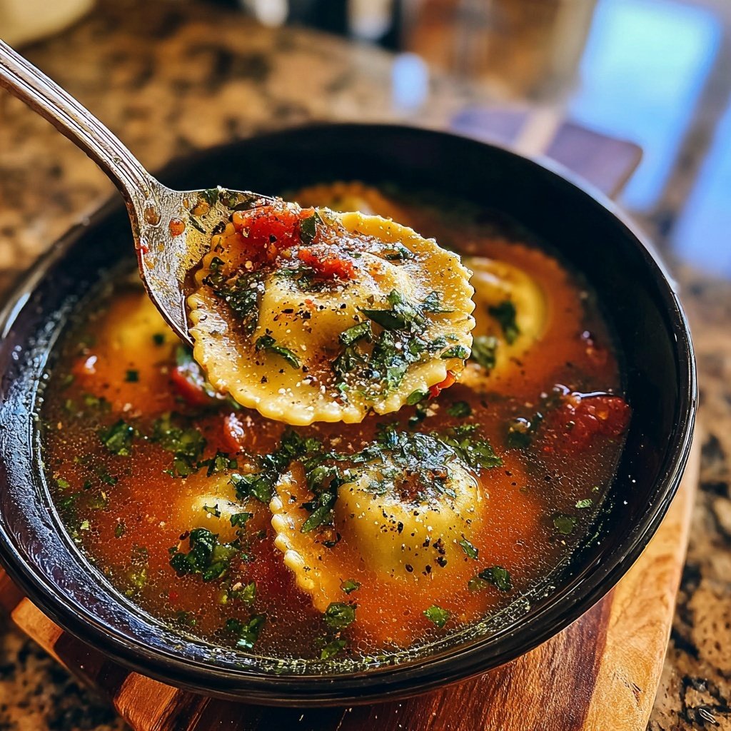 Ravioli Soup