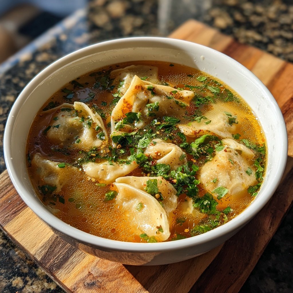 Easy Wonton Soup Recipe