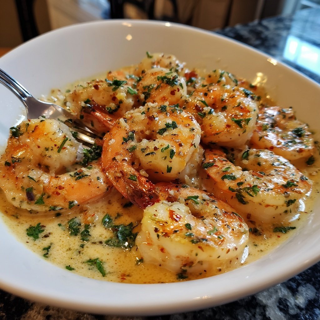 Easy Creamy Garlic Shrimp (15 Minutes)