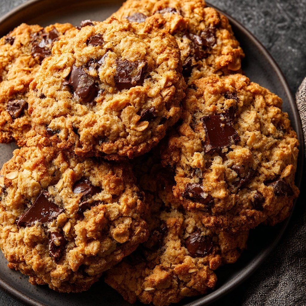 Oatmeal Chocolate Chip Cookie Recipe from The Food Charlatan